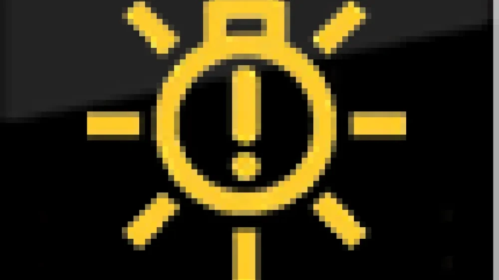 Waarschuwingslampje verlichting