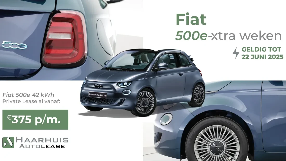 AutoHaarhuis - Fiat 500e-xtra weken