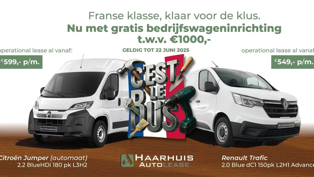 AutoHaarhuis Franse Klasse klaar voor de klus